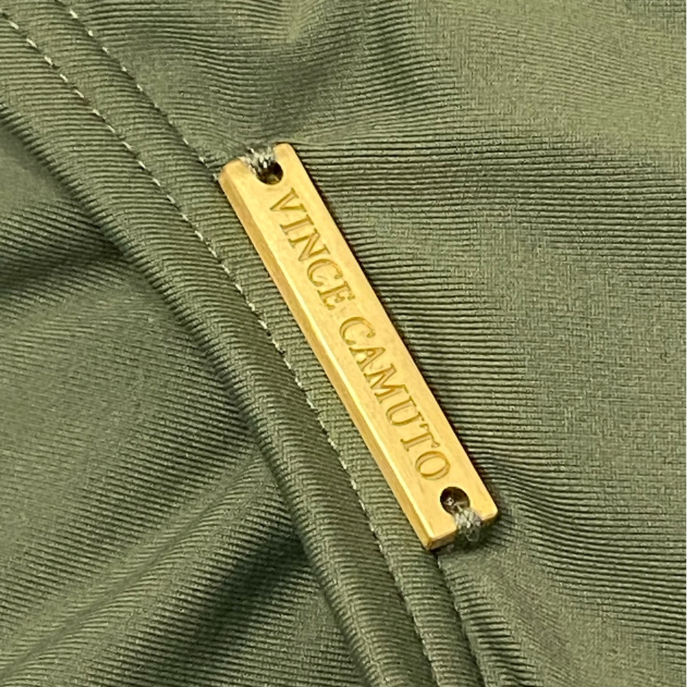 VINCE CAMUTO  High Waist Convertible Bikini Bottom in Safari Green Sz M - Picture 7 of 9